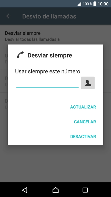 Pulsa DESACTIVAR.