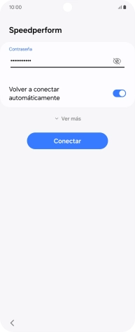 Introduce la contraseña de la red wifi y pulsa Conectar. Introduce la contraseña de la red wifi y pulsa Conectar.