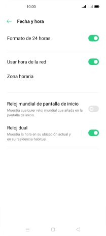 Pulsa la tecla de inicio para terminar y regresar a la pantalla de inicio. Pulsa la tecla de inicio para terminar y regresar a la pantalla de inicio.