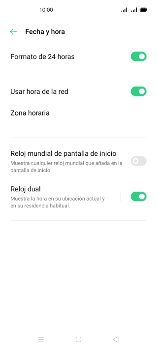 Pulsa la tecla de inicio para terminar y regresar a la pantalla de inicio. Pulsa la tecla de inicio para terminar y regresar a la pantalla de inicio.