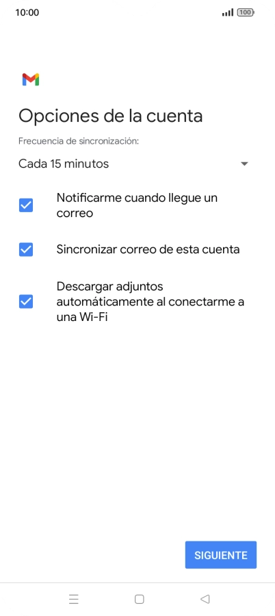 Pulsa la lista desplegable bajo 