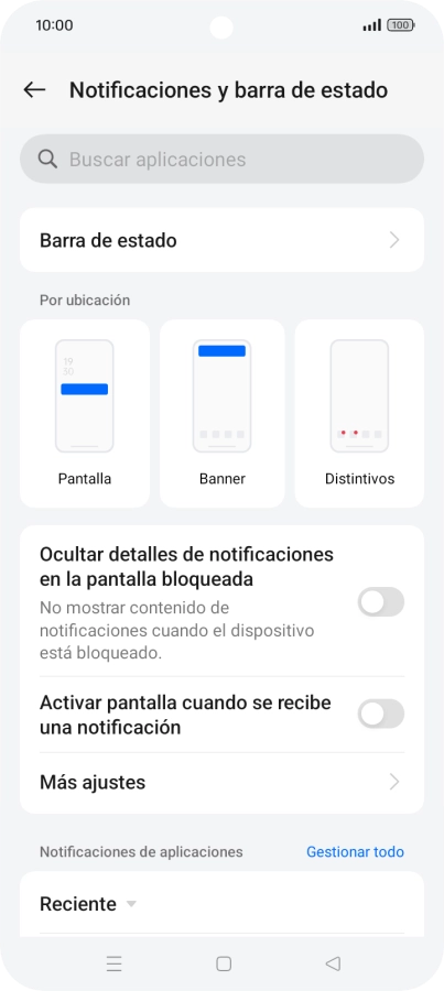 Pulsa Gestionar todo.