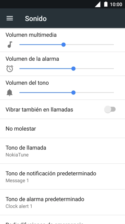 Pulsa Tono de llamada.