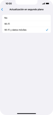 Para desactivar la actualización de apps en ejecución, pulsa No. Para desactivar la actualización de apps en ejecución, pulsa No.