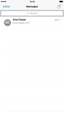 Pulsa el icono de nuevo mensaje.