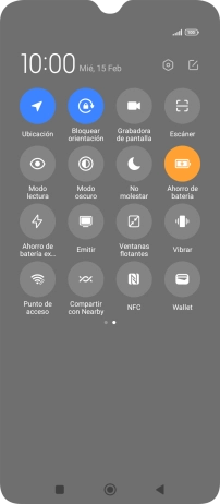 Pulsa la tecla de inicio para terminar y regresar a la pantalla de inicio. Pulsa la tecla de inicio para terminar y regresar a la pantalla de inicio.