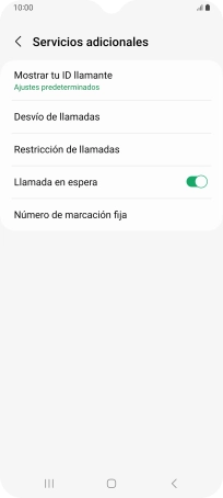 Pulsa Desvío de llamadas.