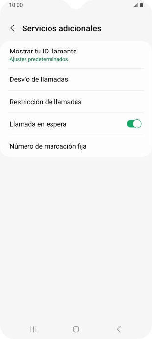 Pulsa Desvío de llamadas.