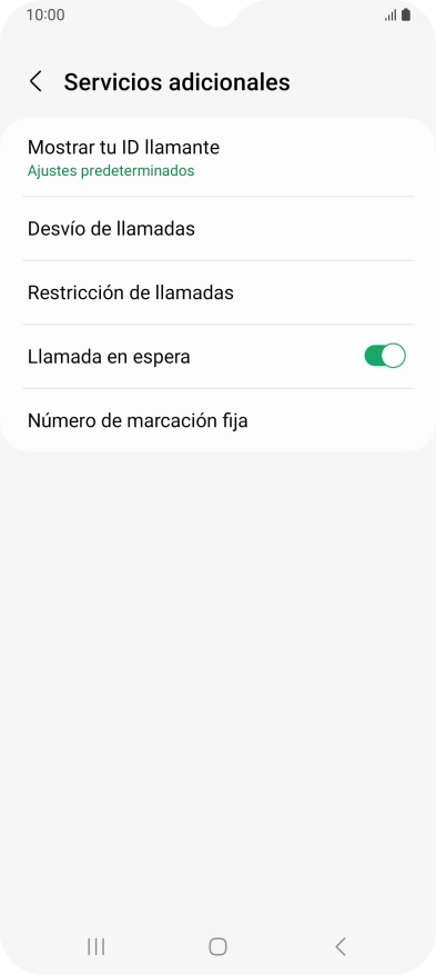 Pulsa Desvío de llamadas.
