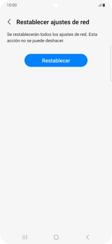 Pulsa Restablecer.
