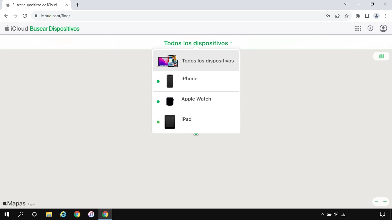 Haz clic en el nombre de la tablet.