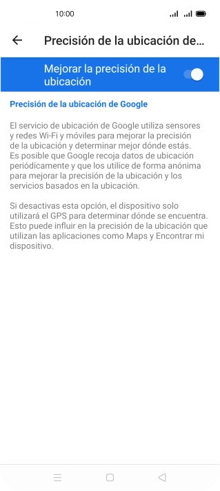 Si pulsas el indicador junto a Si pulsas el indicador junto a