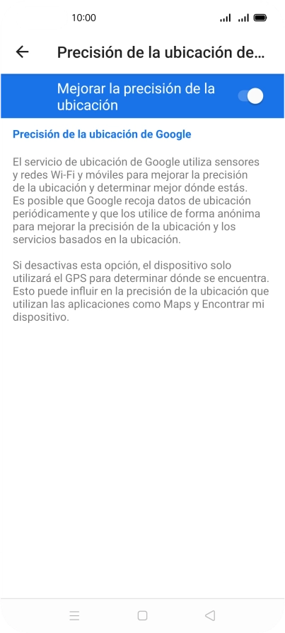 Si pulsas el indicador junto a Si pulsas el indicador junto a
