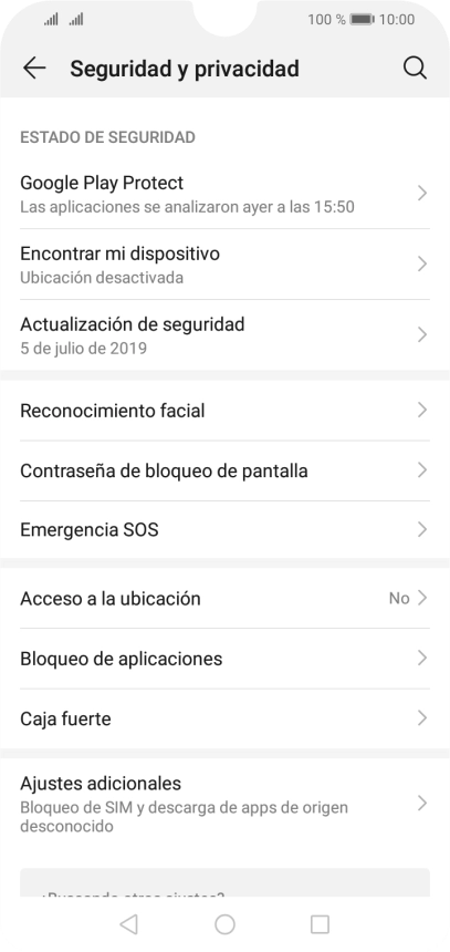 Pulsa Acceso a la ubicación. Pulsa Acceso a la ubicación.