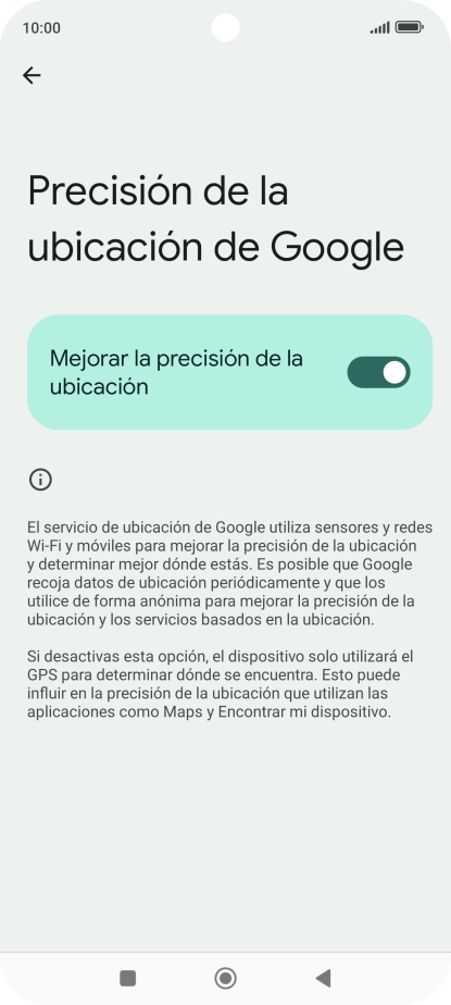 Si pulsas el indicador junto a Si pulsas el indicador junto a