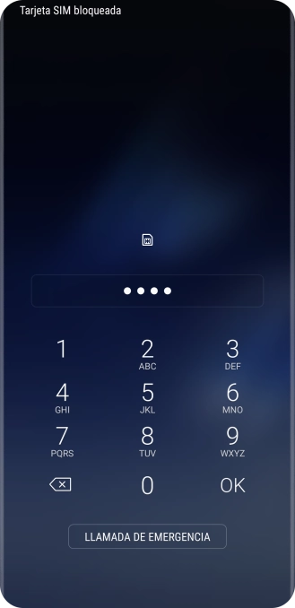 Si lo solicita el teléfono, introduce el código PIN y pulsa OK. Si lo solicita el teléfono, introduce el código PIN y pulsa OK.