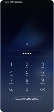 Si lo solicita el teléfono, introduce el código PIN y pulsa OK. Si lo solicita el teléfono, introduce el código PIN y pulsa OK.