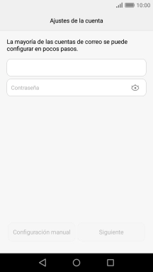 Pulsa Contraseña e introduce la contraseña de tu cuenta de correo electrónico. Pulsa Contraseña e introduce la contraseña de tu cuenta de correo electrónico.