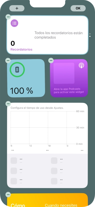 Pulsa el icono de añadir. Pulsa el icono de añadir.