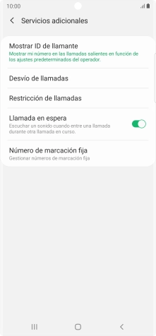 Pulsa Desvío de llamadas. Pulsa Desvío de llamadas.