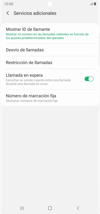 Pulsa Desvío de llamadas. Pulsa Desvío de llamadas.