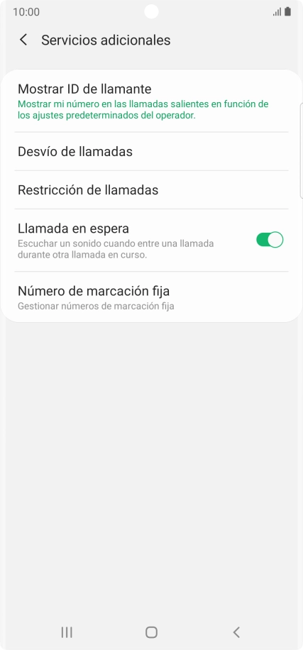 Pulsa Desvío de llamadas. Pulsa Desvío de llamadas.