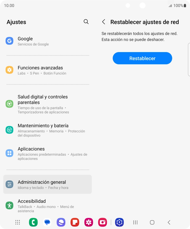 Pulsa Restablecer. Pulsa Restablecer.