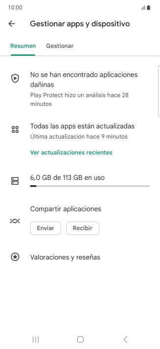 Pulsa Gestionar. Pulsa Gestionar.