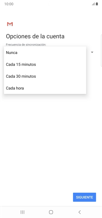 Pulsa el ajuste deseado. Pulsa el ajuste deseado.