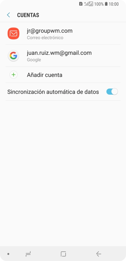 Pulsa la tecla de inicio para regresar a la pantalla de inicio.