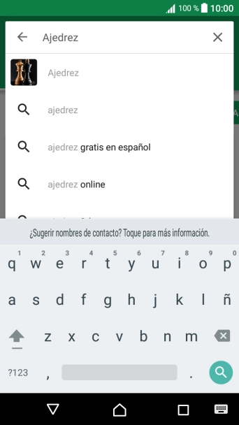Introduce el nombre del tema o de la app y pulsa el icono de búsqueda. Introduce el nombre del tema o de la app y pulsa el icono de búsqueda.