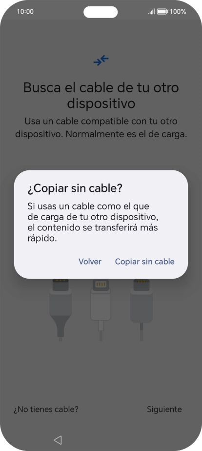 Pulsa Copiar sin cable. Pulsa Copiar sin cable.