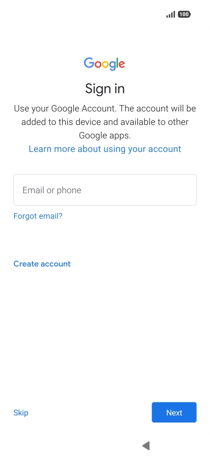 Follow the instructions on the screen to finish the activation. Follow the instructions on the screen to finish the activation.