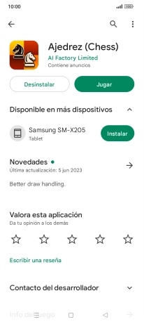 Pulsa Desinstalar. Pulsa Desinstalar.