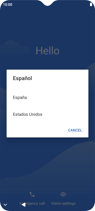 Pulsa el idioma deseado. Pulsa el idioma deseado.