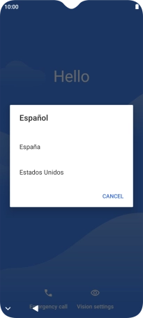 Pulsa el idioma deseado. Pulsa el idioma deseado.