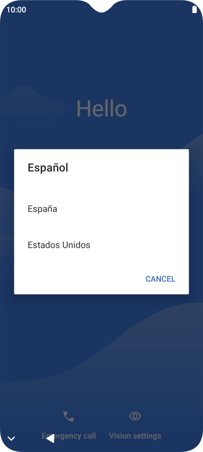 Pulsa el idioma deseado. Pulsa el idioma deseado.