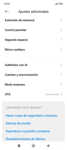 Pulsa Cuentas y sincronización. Pulsa Cuentas y sincronización.