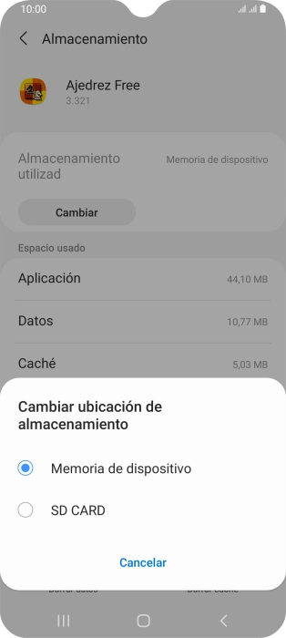 Pulsa el nombre de la tarjeta de memoria. Pulsa el nombre de la tarjeta de memoria.