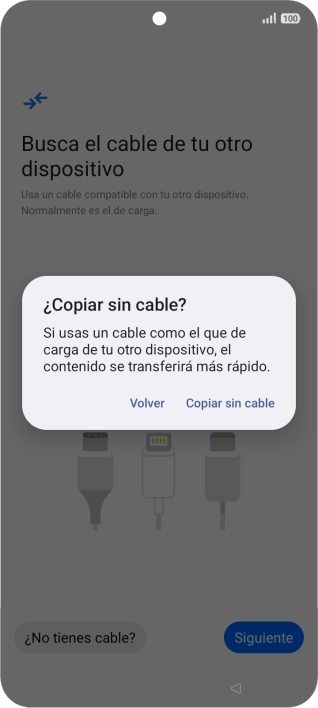 Pulsa Copiar sin cable. Pulsa Copiar sin cable.