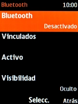 Selecciona Bluetooth. Selecciona Bluetooth.