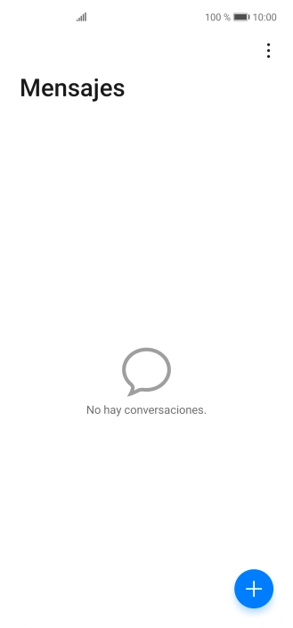 Pulsa el icono de nuevo mensaje. Pulsa el icono de nuevo mensaje.