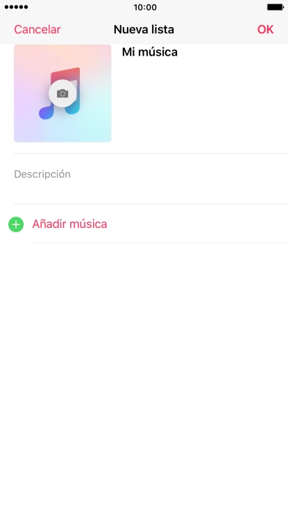 Pulsa Añadir música. Pulsa Añadir música.