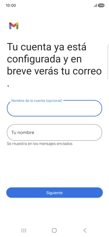 Pulsa Tu nombre e introduce el nombre del remitente. Pulsa Tu nombre e introduce el nombre del remitente.