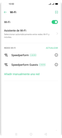 Pulsa Asistente de Wi-Fi. Pulsa Asistente de Wi-Fi.