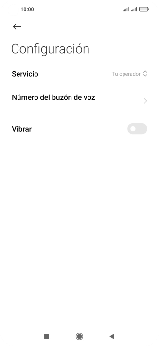 Pulsa Número del buzón de voz. Pulsa Número del buzón de voz.