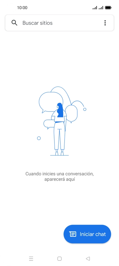 Pulsa Iniciar chat. Pulsa Iniciar chat.