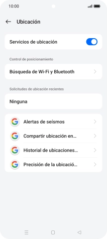 Pulsa Precisión de la ubicació... Pulsa Precisión de la ubicació...