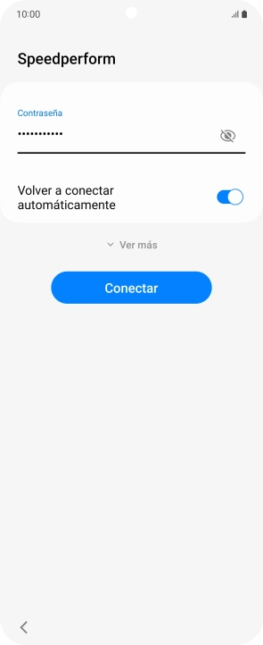 Introduce la contraseña de la red wifi y pulsa Conectar. Introduce la contraseña de la red wifi y pulsa Conectar.