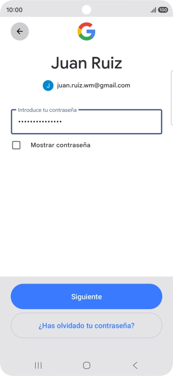 Pulsa Siguiente.